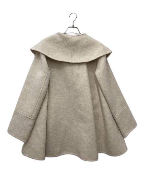 Deicy（デイシー）Deicy (デイシー) ファーポケットフレアコート ベージュ サイズ:Free 未使用品の古着・服飾アイテム