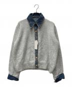 relaxing.Rリラクシングアール）の古着「ニットジャケット」｜グレー