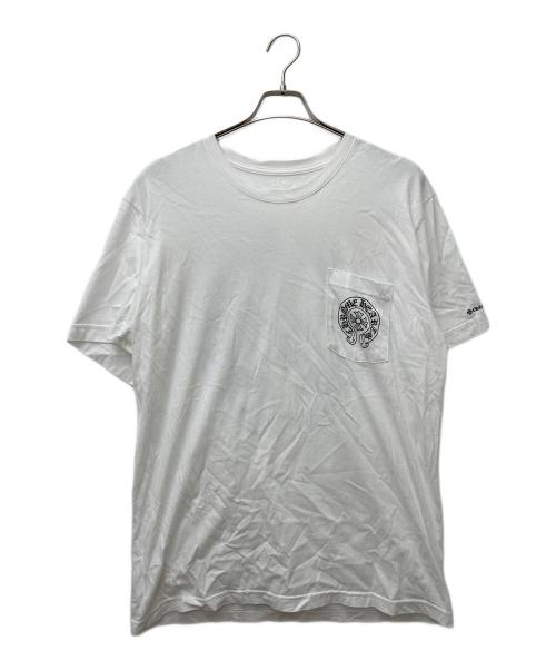 CHROME HEARTS（クロムハーツ）CHROME HEARTS (クロムハーツ) ホースシューバックプリントTシャツ 408129111******763 ホワイト サイズ:Lの古着・服飾アイテム