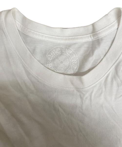 CHROME HEARTS（クロムハーツ）CHROME HEARTS (クロムハーツ) ホースシューバックプリントTシャツ 408129111******763 ホワイト サイズ:Lの古着・服飾アイテム