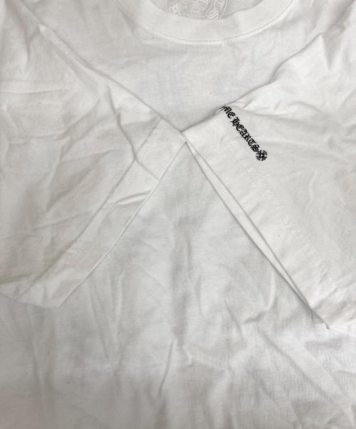 CHROME HEARTS（クロムハーツ）CHROME HEARTS (クロムハーツ) ホースシューバックプリントTシャツ 408129111******763 ホワイト サイズ:Lの古着・服飾アイテム