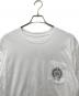 CHROME HEARTS (クロムハーツ) ホースシューバックプリントTシャツ 408129111******763 ホワイト サイズ:L：55000円