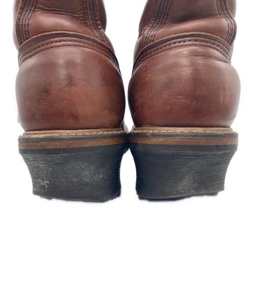 RED WING（レッドウィング）RED WING (レッドウィング) ロガーブーツ　ANSI Z41 PT91 ブラウン サイズ:26cm (US 8D)の古着・服飾アイテム