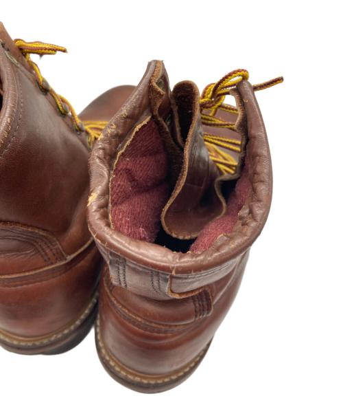 RED WING（レッドウィング）RED WING (レッドウィング) ロガーブーツ　ANSI Z41 PT91 ブラウン サイズ:26cm (US 8D)の古着・服飾アイテム