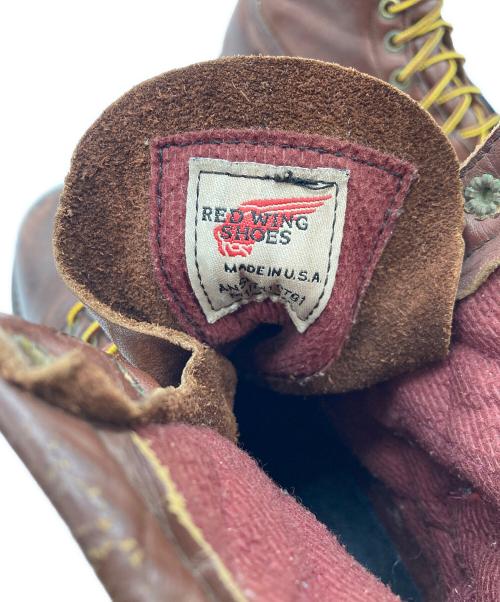 RED WING（レッドウィング）RED WING (レッドウィング) ロガーブーツ　ANSI Z41 PT91 ブラウン サイズ:26cm (US 8D)の古着・服飾アイテム