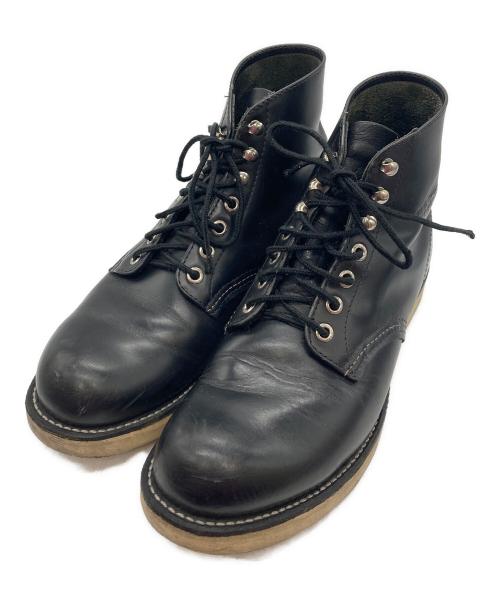 RED WING（レッドウィング）RED WING (レッドウィング) 6インチ クラシックラウンドブーツ　8165 ブラック サイズ:26cm（US 8D ）の古着・服飾アイテム