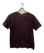 Vivienne Westwood manヴィヴィアン ウェストウッド マン）の古着「ミニオーブ刺繍Tシャツ」｜レッド