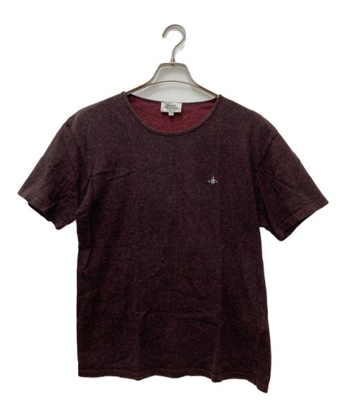 Vivienne Westwood man（ヴィヴィアン ウェストウッド マン）Vivienne Westwood man (ヴィヴィアン ウェストウッド マン) ミニオーブ刺繍Tシャツ レッド サイズ:44の古着・服飾アイテム