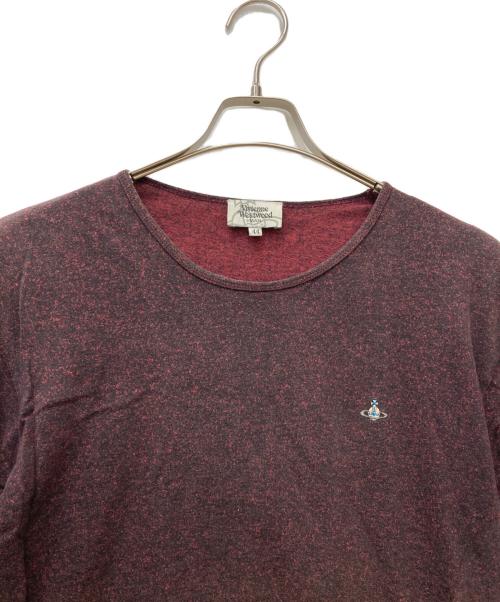 Vivienne Westwood man（ヴィヴィアン ウェストウッド マン）Vivienne Westwood man (ヴィヴィアン ウェストウッド マン) ミニオーブ刺繍Tシャツ レッド サイズ:44の古着・服飾アイテム