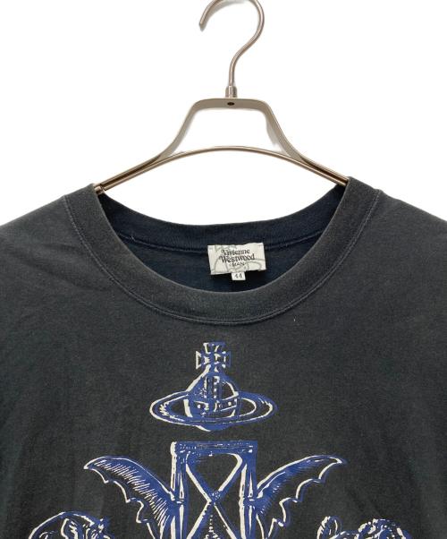 Vivienne Westwood man（ヴィヴィアン ウェストウッド マン）Vivienne Westwood man (ヴィヴィアン ウェストウッド マン) オーブプリントTシャツ ブラック サイズ:44の古着・服飾アイテム