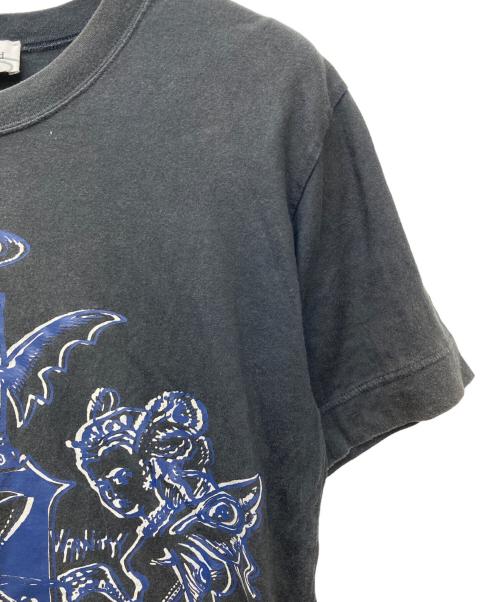 Vivienne Westwood man（ヴィヴィアン ウェストウッド マン）Vivienne Westwood man (ヴィヴィアン ウェストウッド マン) オーブプリントTシャツ ブラック サイズ:44の古着・服飾アイテム