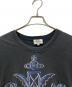 中古・古着 Vivienne Westwood man (ヴィヴィアン ウェストウッド マン) オーブプリントTシャツ ブラック サイズ:44：7000円