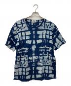 Vivienne Westwood manヴィヴィアン ウェストウッド マン）の古着「オーブ総柄Tシャツ」｜ブルー