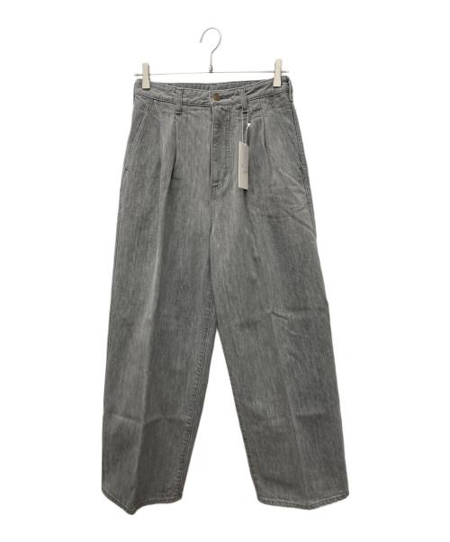 BRILL（ブリル）BRILL (ブリル) DENIM 2タックパンツ グレー サイズ:S(36) 未使用品の古着・服飾アイテム