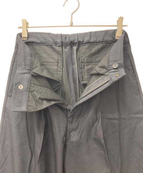 THE RERACS（ザ リラクス）THE RERACS (ザ リラクス) THE EASY SLACKS WIDE PANTS ネイビー サイズ:S(36)の古着・服飾アイテム