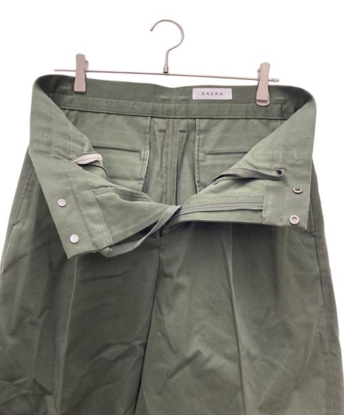 SACRA（サクラ）SACRA (サクラ) チノパン グリーン サイズ:36の古着・服飾アイテム