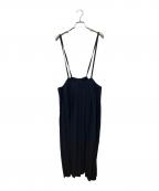 Curensologyカレンソロジー）の古着「プリーツ キャミワンピース」｜ブラック
