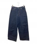 YLEVEイレーヴ）の古着「DENIM HIGH WEST WIDE」｜インディゴ
