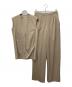 HERMES（エルメス）の古着「ヴァルーズ ノースリーブブラウス/パンツセットアップ」｜ベージュ