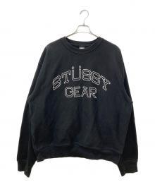 stussy（ステューシー）の古着「GEAR CREW スウェット」｜ブラック