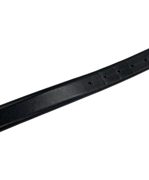 BURBERRY（バーバリー）BURBERRY (バーバリー) レザーベルト ブラックの古着・服飾アイテム