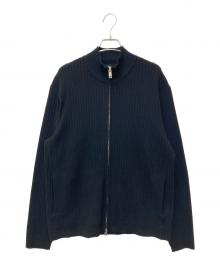 theory（セオリー）の古着「Light Bilen Fullzip Mockneck Sweater  FZ MNK FB R L」｜ブラック