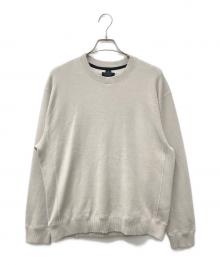 theory（セオリー）の古着「Light Bilen Relaxed Sweater RLX LS CN」｜ベージュ
