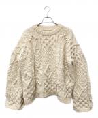 TODAYFULトゥデイフル）の古着「Pattern Hand Knit 12020513」｜ベージュ