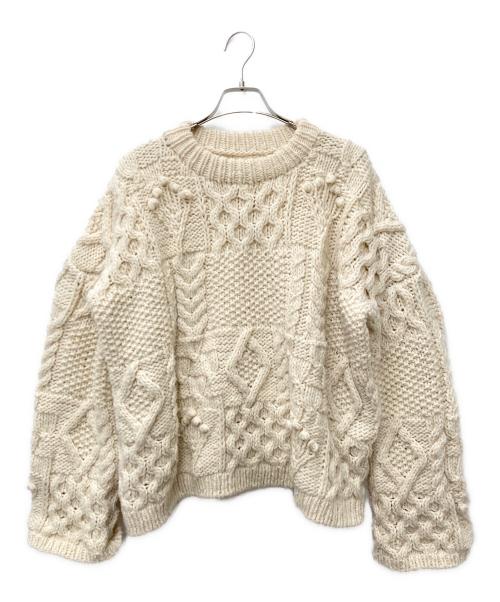 TODAYFUL（トゥデイフル）TODAYFUL (トゥデイフル) Pattern Hand Knit 12020513 ベージュ サイズ:Fの古着・服飾アイテム