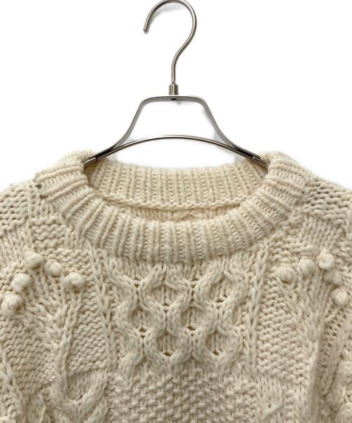 TODAYFUL（トゥデイフル）TODAYFUL (トゥデイフル) Pattern Hand Knit 12020513 ベージュ サイズ:Fの古着・服飾アイテム