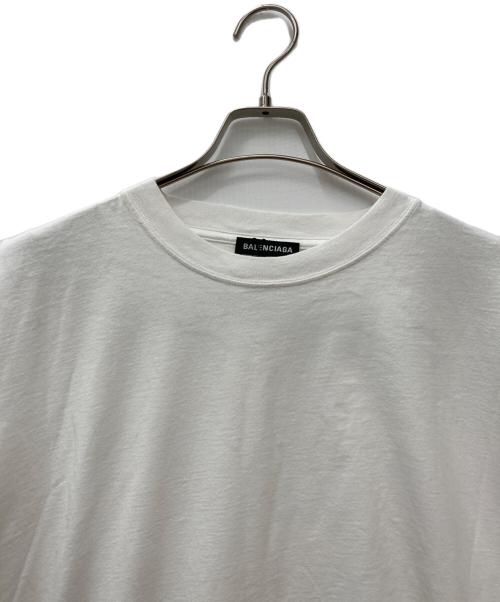 BALENCIAGA（バレンシアガ）BALENCIAGA (バレンシアガ) バックロゴオーバーＴシャツ ホワイト サイズ:XXLの古着・服飾アイテム