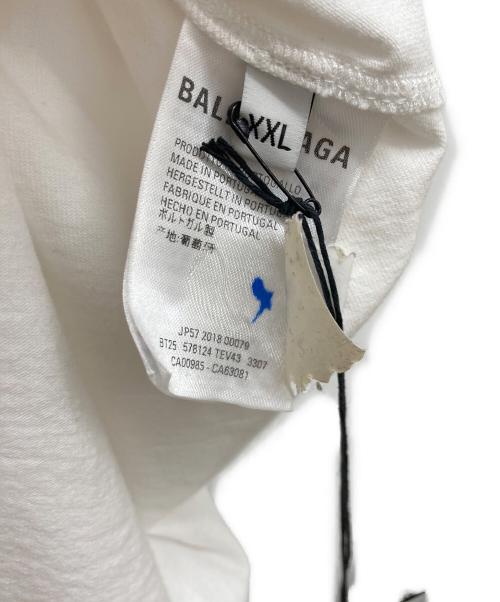 BALENCIAGA（バレンシアガ）BALENCIAGA (バレンシアガ) バックロゴオーバーＴシャツ ホワイト サイズ:XXLの古着・服飾アイテム