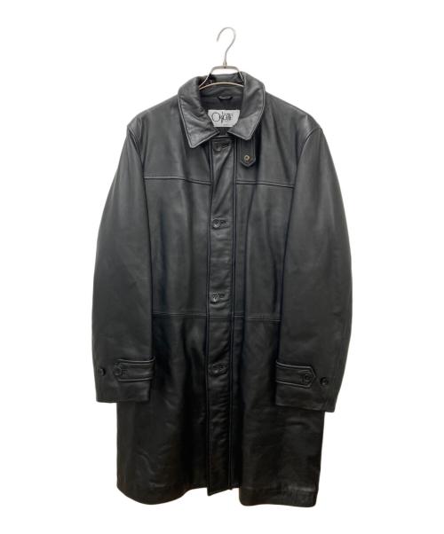 Orfatti（オルファッティ）Orfatti (オルファッティ) レザーカーコート ブラック サイズ:44の古着・服飾アイテム