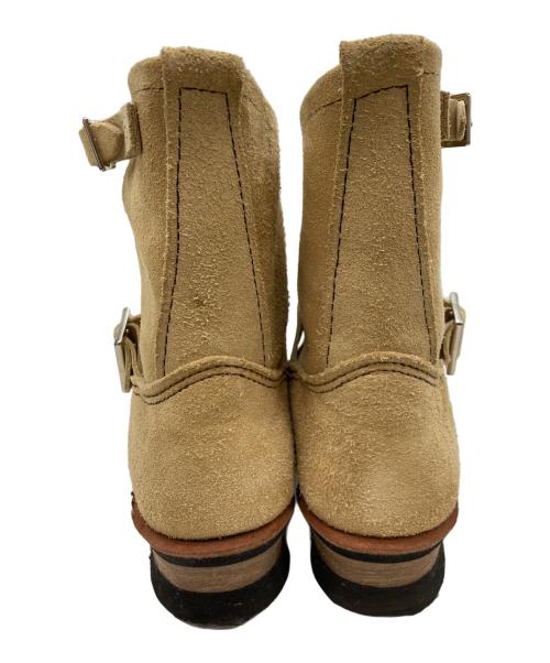 RED WING（レッドウィング）RED WING (レッドウィング) ショートスエードエンジニアブーツ ベージュ サイズ:27.5の古着・服飾アイテム