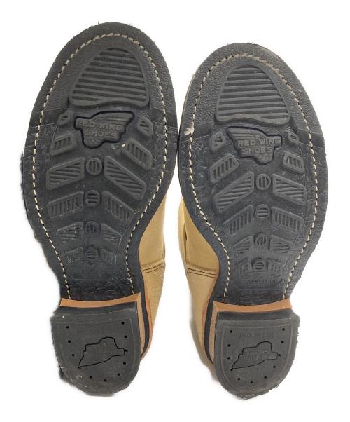 RED WING（レッドウィング）RED WING (レッドウィング) ショートスエードエンジニアブーツ ベージュ サイズ:27.5の古着・服飾アイテム