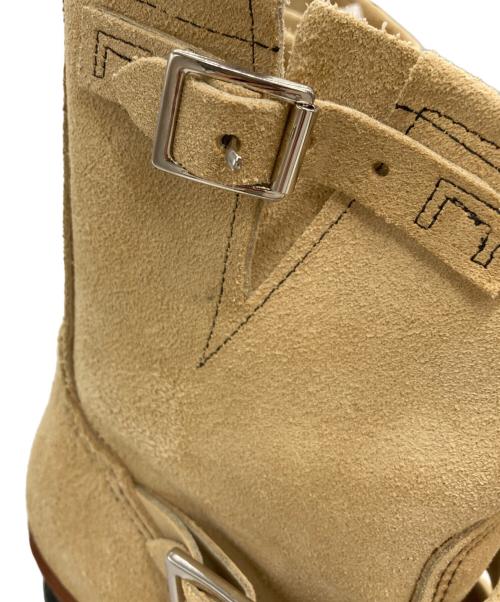 RED WING（レッドウィング）RED WING (レッドウィング) ショートスエードエンジニアブーツ ベージュ サイズ:27.5の古着・服飾アイテム