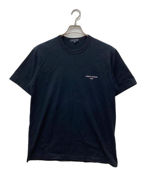 COMME des GARCONS HOMME（コムデギャルソン オム）COMME des GARCONS HOMME (コムデギャルソン オム) ロゴTシャツ ブラック サイズ:Mの古着・服飾アイテム