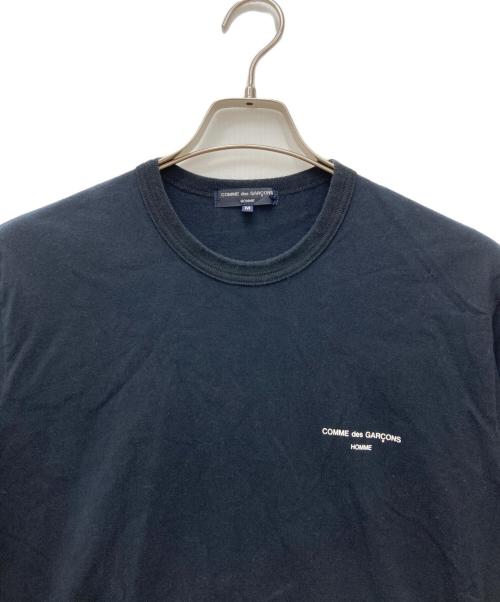 COMME des GARCONS HOMME（コムデギャルソン オム）COMME des GARCONS HOMME (コムデギャルソン オム) ロゴTシャツ ブラック サイズ:Mの古着・服飾アイテム