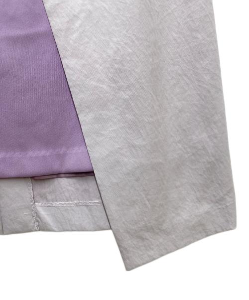 LE CIEL BLEU（ルシェルブルー）LE CIEL BLEU (ルシェルブルー) Twill 2way Skirt ロングスカート ラベンダー サイズ:36の古着・服飾アイテム