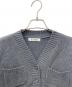 L'AUBE BLANC (ローブ ブラン) Basket Knit Cardigan 23AU-14 グレー サイズ:F：6000円