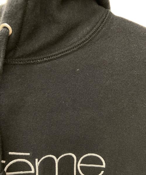 SUPREME（シュプリーム）SUPREME (シュプリーム) classic logo hooded sweatshirt ブラック サイズ:Mediumの古着・服飾アイテム