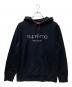SUPREME（シュプリーム）の古着「classic logo hooded sweatshirt」｜ブラック