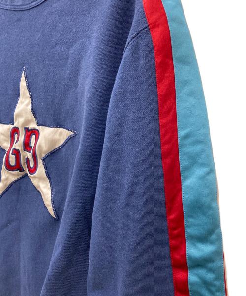 GUCCI（グッチ）GUCCI (グッチ) GG Star Sweatshirt ブルー サイズ:Mの古着・服飾アイテム