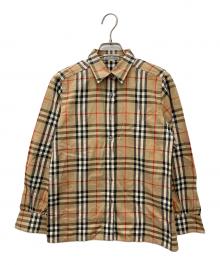 Burberry's（バーバリー）の古着「ノバチェックシャドーホースシャツ FE001-104」｜ブラウン