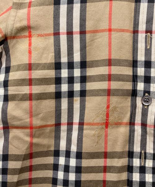 Burberry's（バーバリー）Burberry's (バーバリー) ノバチェックシャドーホースシャツ FE001-104 ブラウン サイズ:7の古着・服飾アイテム