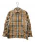 Burberry's（バーバリー）の古着「ノバチェックシャドーホースシャツ FE001-104」｜ブラウン