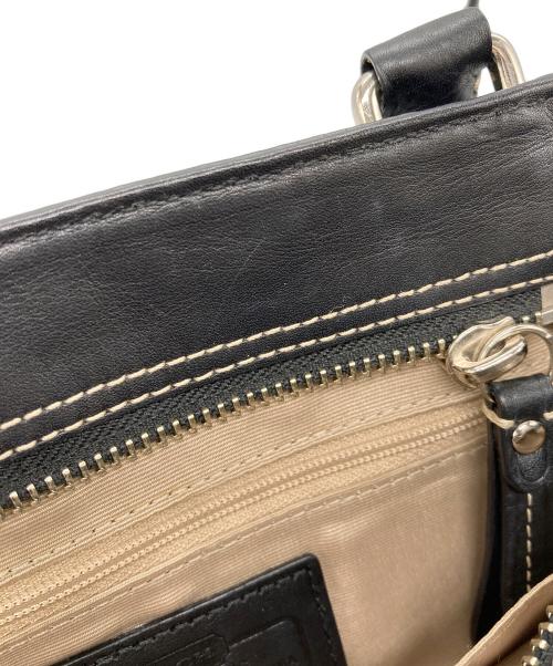 COACH（コーチ）COACH (コーチ) ハンプトンズ キャリーオール ハンドバッグ F13084 ブラックの古着・服飾アイテム