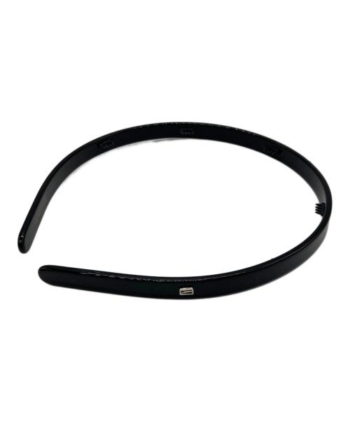 ALEXANDRE de Paris（アレクサンドルドゥパリ）ALEXANDRE de Paris (アレクサンドルドゥパリ) カチューシャ ブラックの古着・服飾アイテム