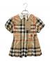 BURBERRY（バーバリー）の古着「パフスリーブワンピース」｜ベージュ