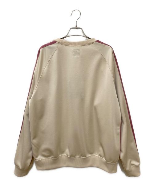 Needles（ニードルズ）Needles (ニードルズ) Track Crew Neck Shirt QV306 ベージュ サイズ:Mの古着・服飾アイテム